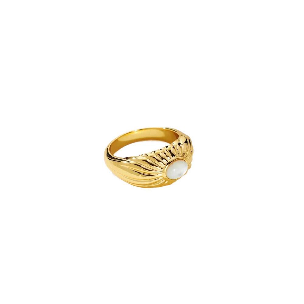 NEW JACKIE MACK DESIGNS women's harp ring in gold